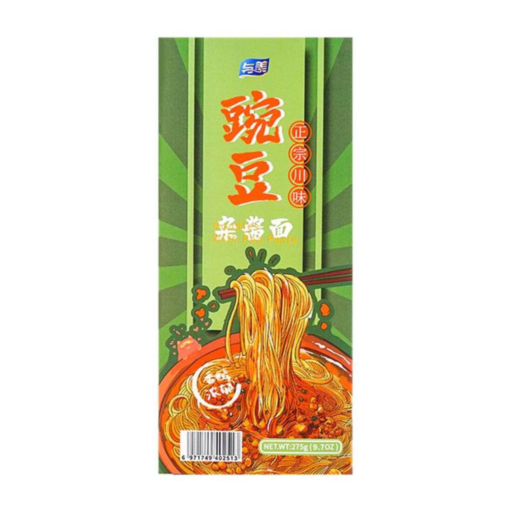 与美 豌豆杂酱面 豌杂面 275g | YUMEI Inst Noodle Pea Flavor 275g