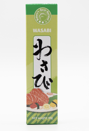 NBH Wasabi Paste In Tube Light Green 43g | NBH 管状芥末膏 43g