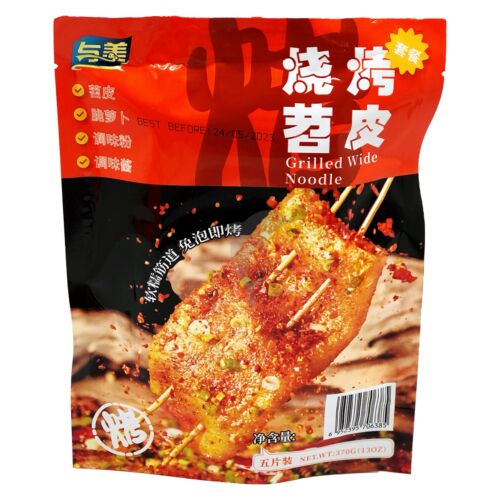 Yumei Wide Noodle to Grill 380g | 与美 烤苕皮 380g