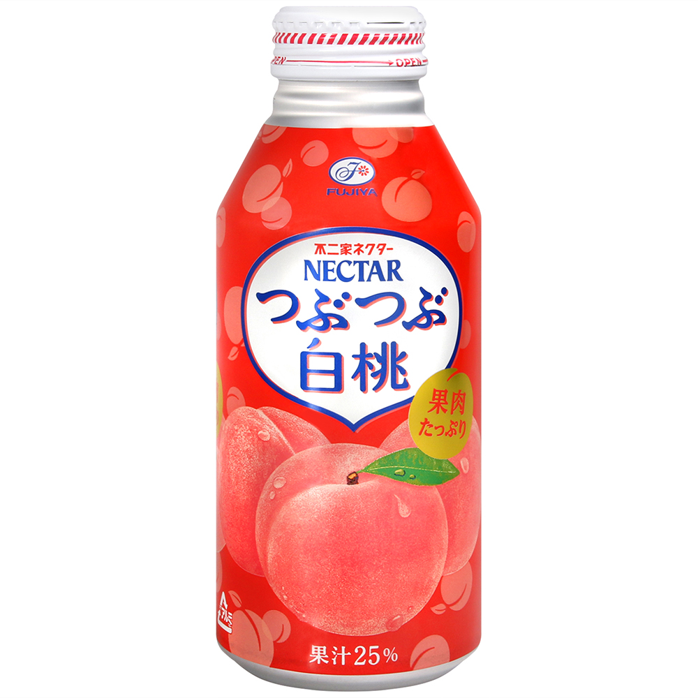 JP Itouen Nectar Tubutubu Peach Juice 380ml |  日本 不二家 白桃果汁饮料 380ml