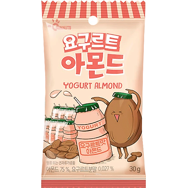 NutsHolic Almond Honey Yogurt Flavor 30g | 韩国 杏仁 酸奶味 30g