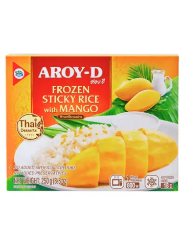 Aroy-D 芒果糯米饭 250g | Aroy-D Sticky Rice with Mango 250g