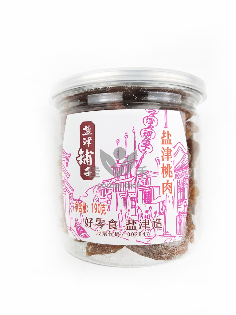 YJPZ Preserved Peach 190g | 盐津铺子 桃肉 190g