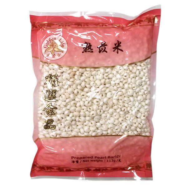 GL Prepared Pearl Barley 100g | 金百合 熟薏米 100g