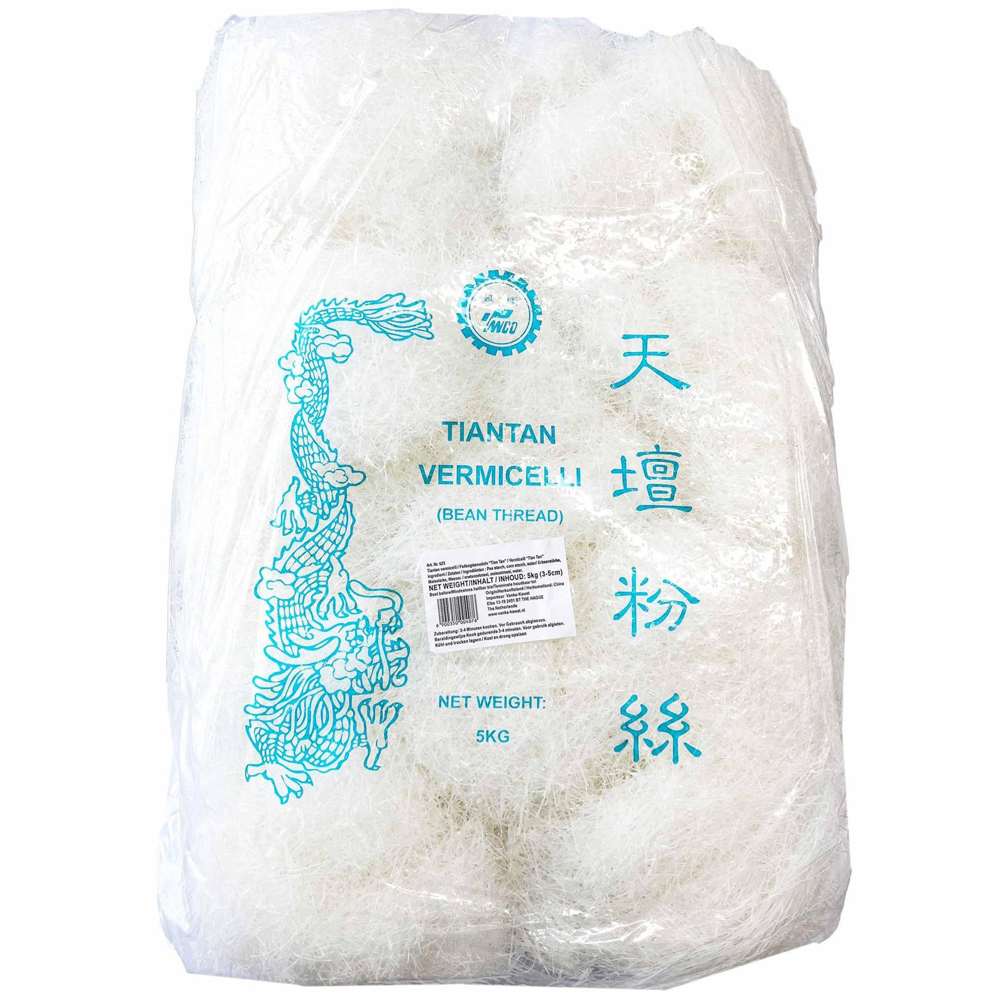 YANCO 天坛切断粉丝 3-5cm 5kg | YANCO Vermicelli 3-5 Cm. (Tiantan) 5kg