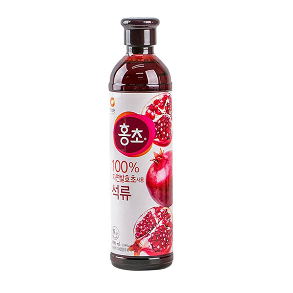 CJW HongCho Vinger Drink Pomegranate 500ml | 韩国 清净园 果醋饮料 石榴 500ml