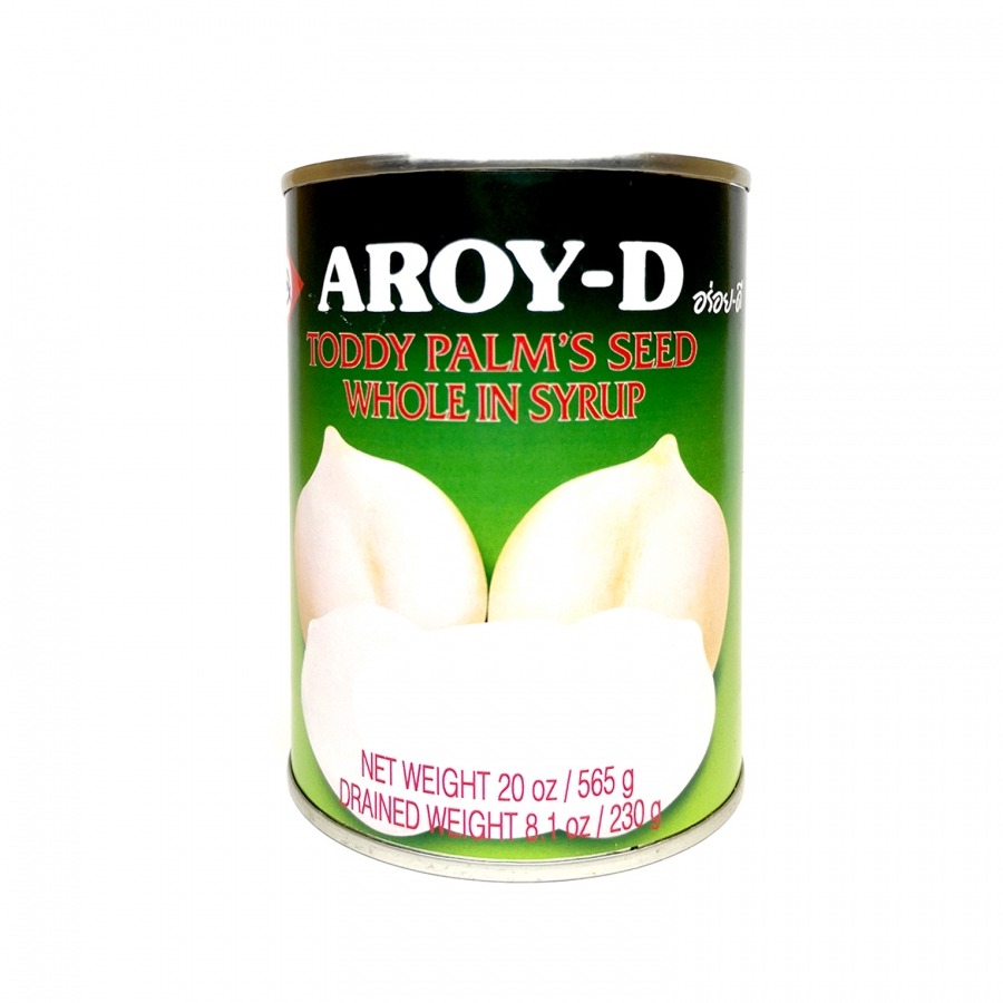 AROY D Palmunsiemenet siirapissa 625 g| AROY D 糖水白玉丹 整 625g