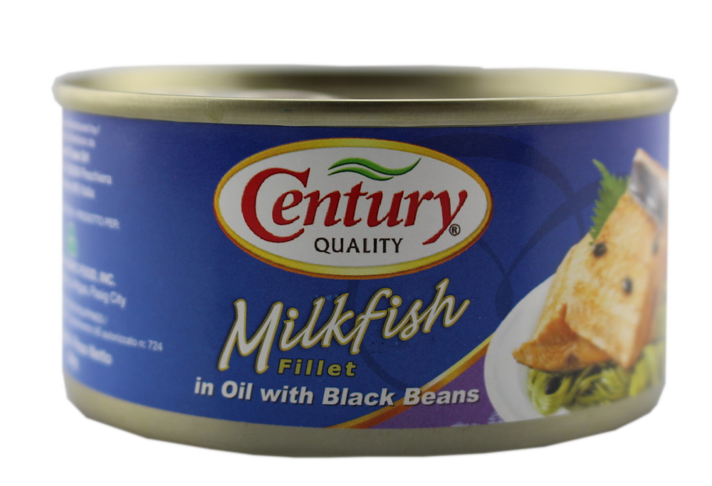 CENTURY 虱目鱼片 豆豉味 184g  | CENTURY Milkfish Fillet Black Bean 184g