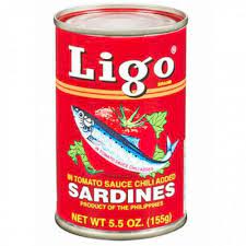 LIGO 番茄沙丁鱼罐头 辣 155g | LIGO Sardines In Tomato Sauce Chili 155g