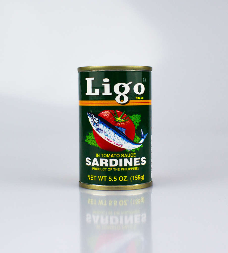 LIGO Sardines In Tomato Sauce 155g | LIGO 沙丁鱼罐头 番茄 155g