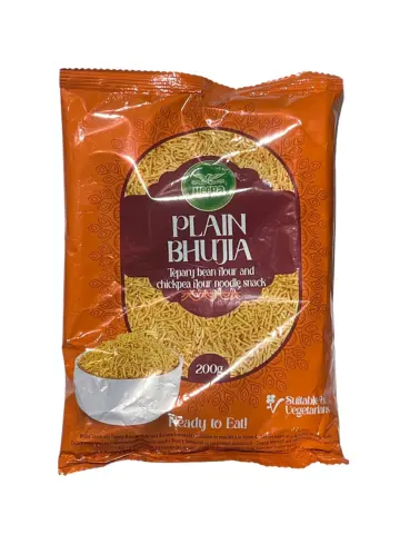 HEERA Plain Bhujia Snack 200g | HEERA 炸菜豆粉小吃 200g