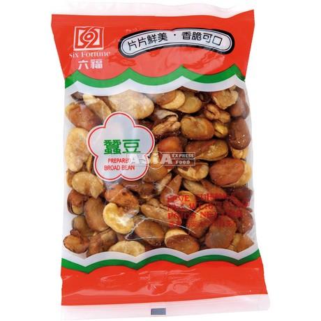 SIX FORTUNE 熟蚕豆 170g |  SIX FORTUNE Prepared Broad Bean 170g