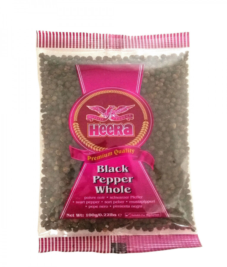 HEERA Black Pepper Whole 100g | Heera 黑胡椒粒 100g