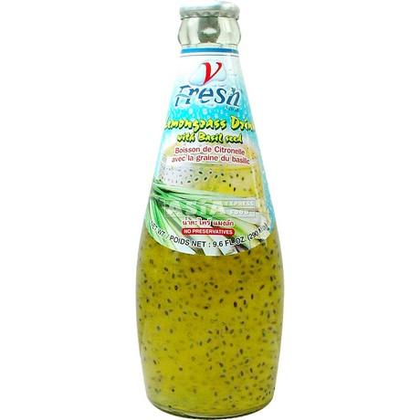 V-Fresh 罗勒籽柠檬汁 290ml | V-FRESH Lemongrass Drink with Basil Seed 290ml