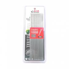 家之典 不锈钢筷 5双装 |  JIA ZHI DIAN (304) Stainless Steel Chopsticks 5Pairs/PKT