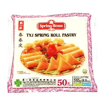 TYJ Spring Roll Pastry SMALL 125mm/50sht/250g/PKT | 第一家 春卷皮 小 250g