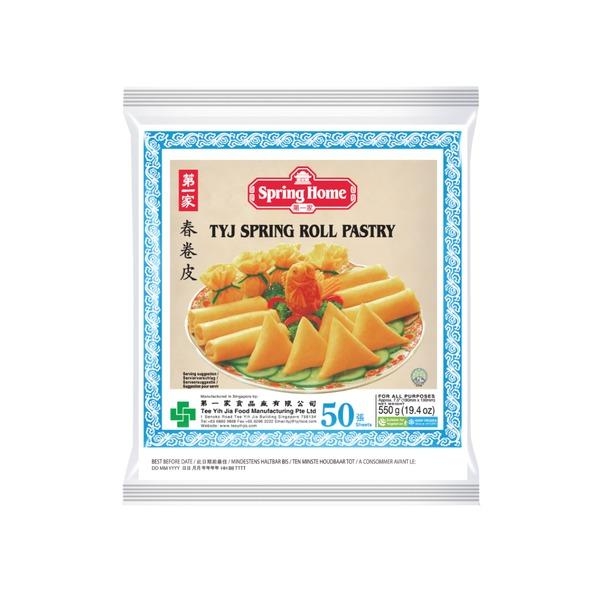 第一家 春卷皮 190mm 550g | TYJ Spring Roll Pastry 190mm/50sht  550g/PKT