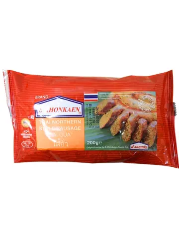 Thaimaalainen makkara (Sai Oua) 200g | S.Khonekaen 泰式香肠（Sai Oua）200g
