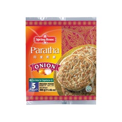 SPRING HOME Roti Paratha Onion  (5pcs) 325g  | 第一家 印度煎饼 洋葱味 (5pcs) 325g