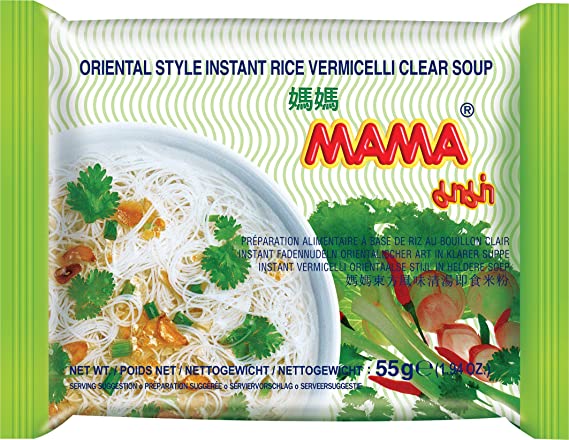 MAMA Rice Vermicelli Clear Soup 55g | MAMA 清汤米粉丝 55g