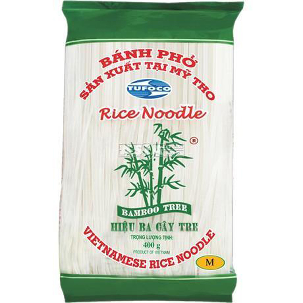 Bánh Phở riisinuudeli (M) 3mm 400g | 竹树牌 越南米粉 M 3mm 400g