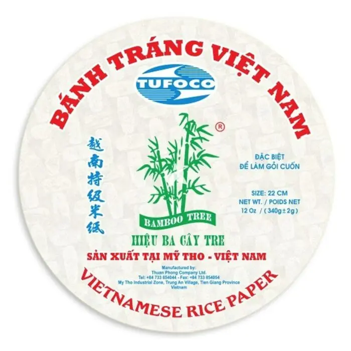 BAMBOO TREE Rice Paper 22cm (Round) 340g