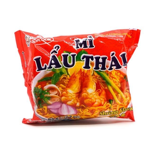 ACECOOK Mi Lau Thai Shrimp Flavour 83g | ACECOOK  泰国虾面  83g