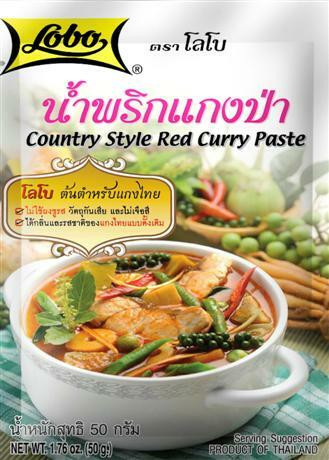  LOBO country style red curry paste 50g | Lobo 乡村红咖喱酱50克