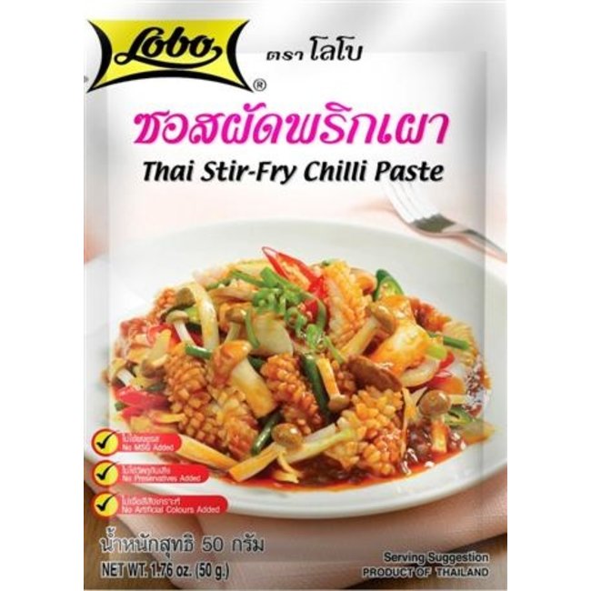 Lobo 泰式炒辣椒酱  50G |  LOBO Thai Stir-Fry Chilli Paste 50g