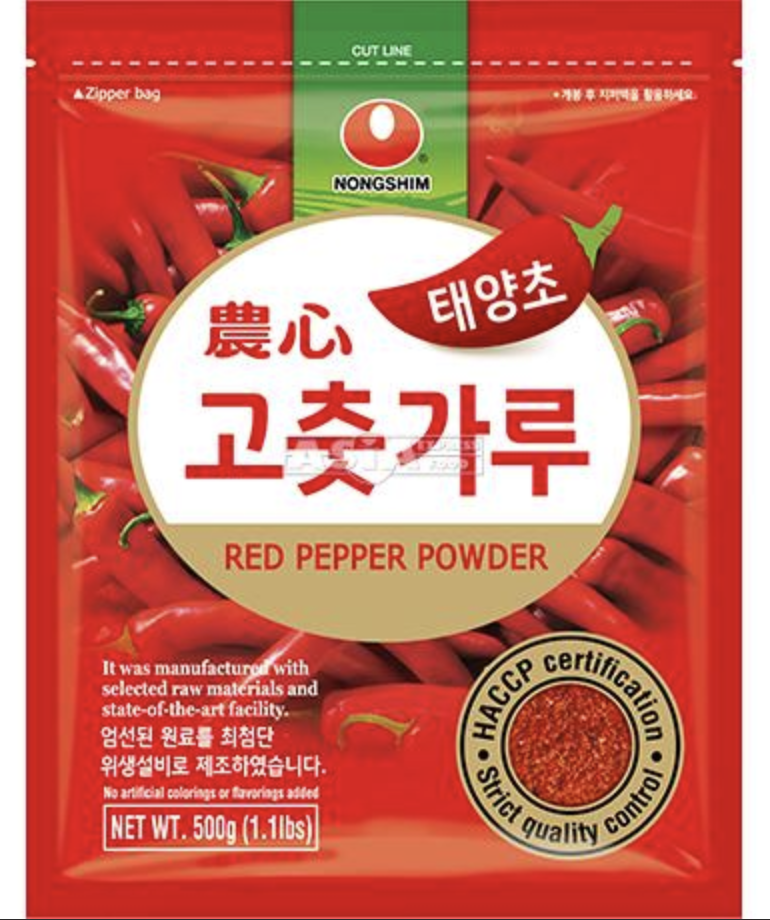 农心 细磨辣椒粉 500g |  Nongshim Red Pepper Powder Fine 500g