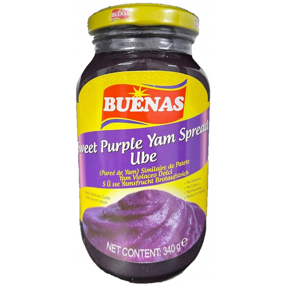 BUENAS Sweet Purple Yam Ube Spread 340g | 甜紫色山药泥 340g