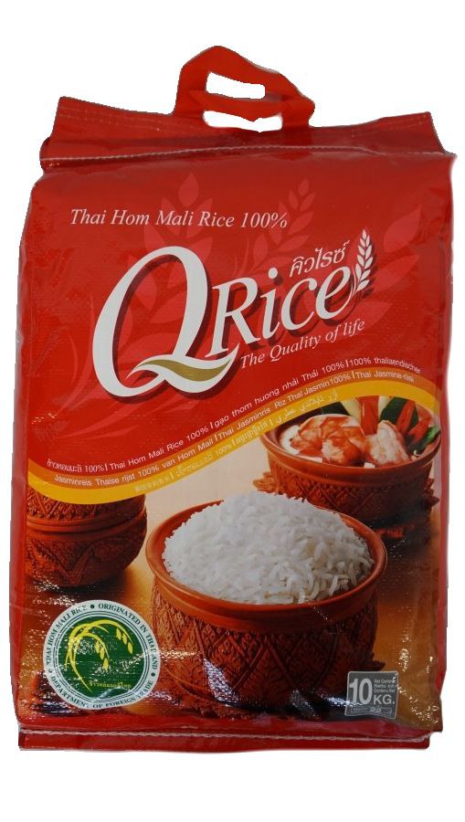Q RICE 茉莉整米 10kg | Q Rice Thai Hom Mali Jasmine Rice 10kg