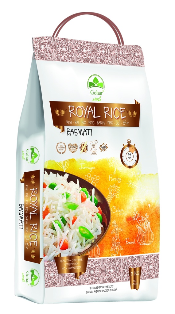 GOHAR Royal Basmati Rice 5kg/BAG
