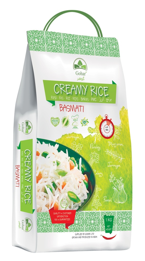 GOHAR Creamy Basmati Rice 1kg/UNIT