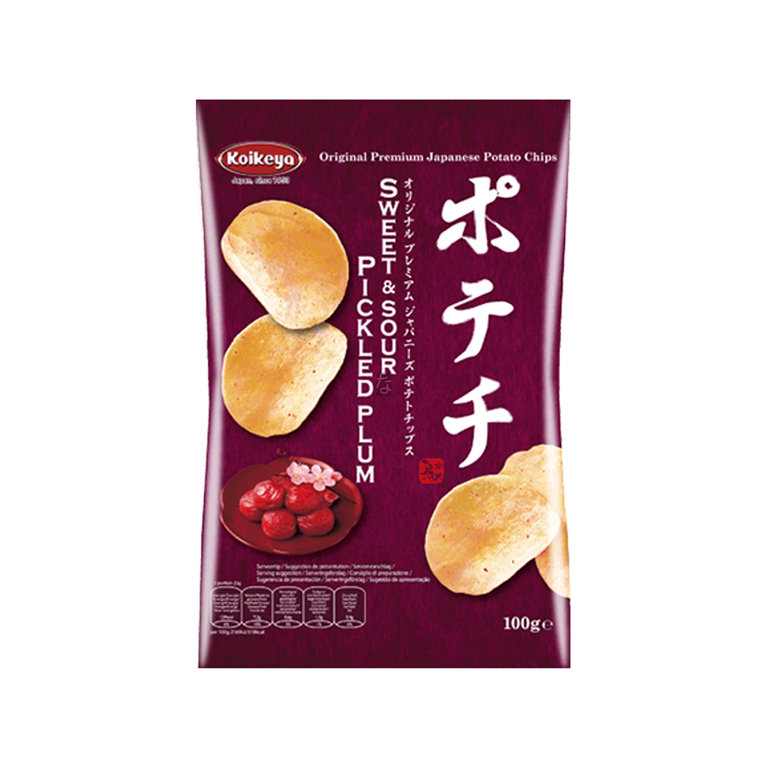 Koikeya 腌梅味薯片 100g | KOIKEYA Potato Chip Pickled Plum 100g/PKT