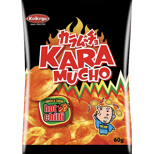 Koikeya 咔辣姆久 辣味薯片 60g |  KOIKEYA Potato Chip Karamucho Chili 60g /PKT | Koikeya 咔辣姆久 辣味薯片 60g