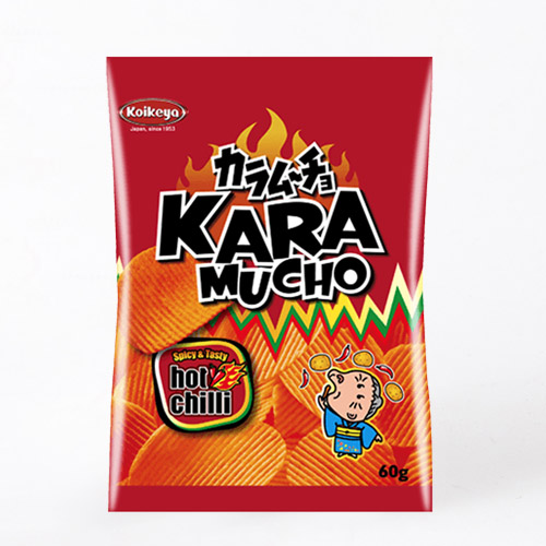 Koikeya 咔辣姆久 辣味薯脊 60g | KOIKEYA Potato Chip Karamucho Ridge 60g /PKT