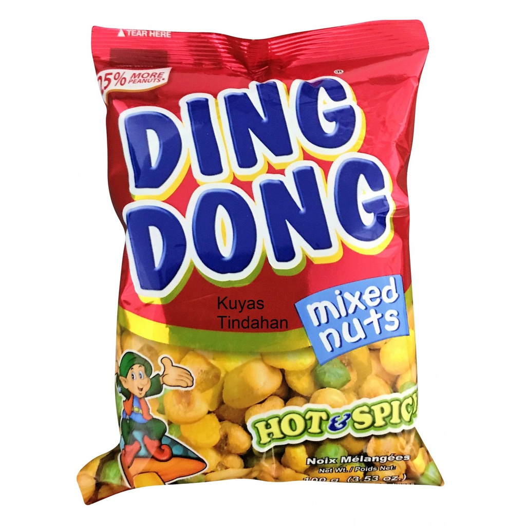 ASEA DING DONG Super Mixed Nuts Hot & Spicy Falv. 100g | DING DONG 混合坚果 香辣味 100g