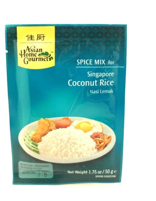  AHG Singapore Coconut Rice Nasi Lemal 50g | AHG 新加坡椰子饭 50g