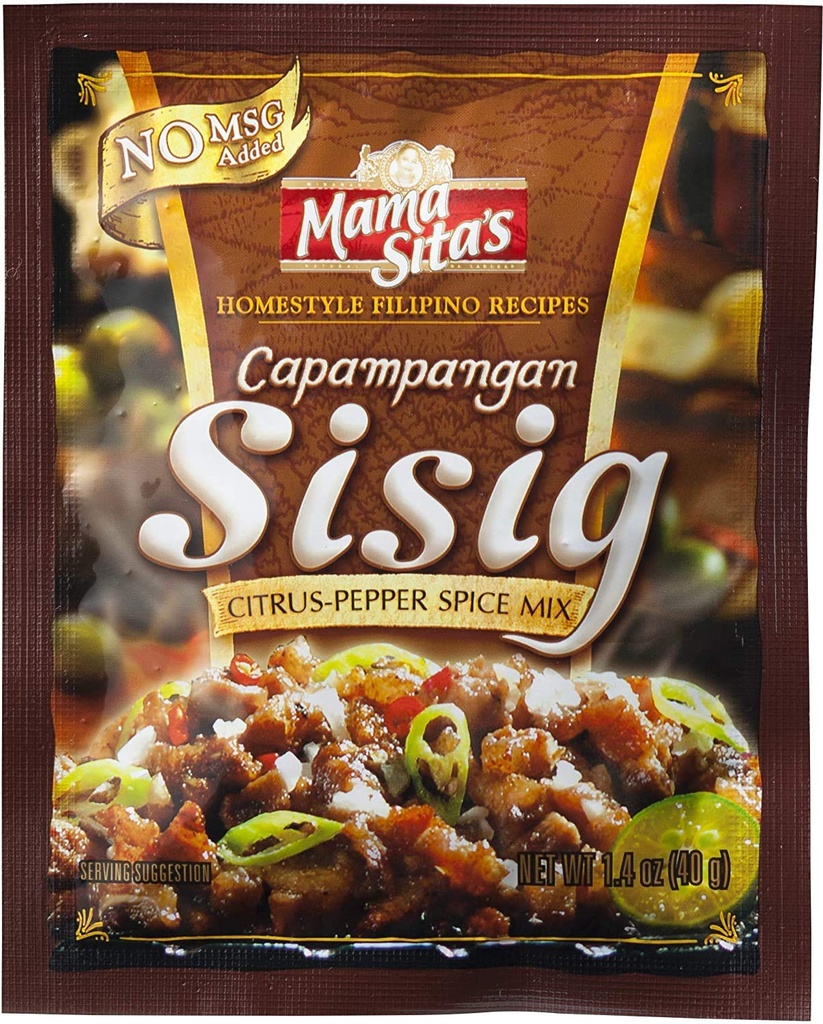 MAMA SITA'S 菲律宾 黑椒调味料 40g | MAMA SITA'S Sisig Citrus Pepper Spice Mix 40g