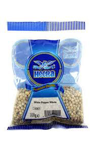HEERA 整粒白胡椒 100g | HEERA White Pepper Whole 100g