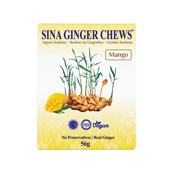 SINA 芒果姜糖 56g | SINA Ginger Mango Candy 56g