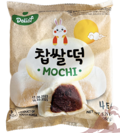 DELIEF Mochi Red Bean Flav. 150g | DELIEF 麻薯冰淇淋 红豆味 150g