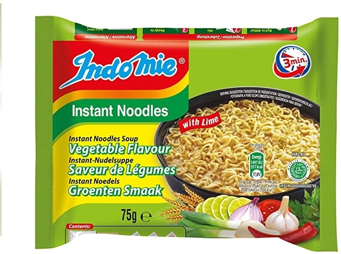  INDOMIE Vegetable Flavour With Lime 75g | INDOMIE 方便面 柠檬蔬菜味