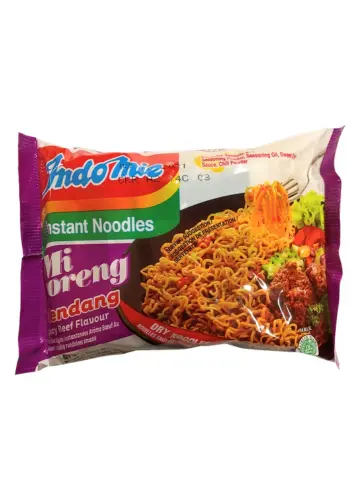 Indomie 仁当炒面 辣牛肉味 80g | IndoMie Mi Goreng Rendang Spicy Beef 80g