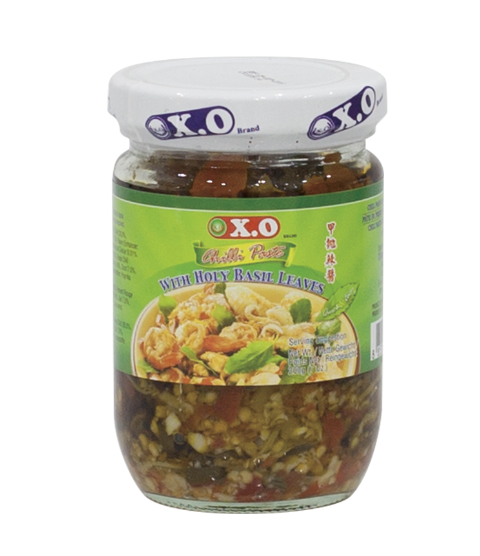 X.O 甜罗勒叶辣椒酱 200g | X.O Chilli Paste With Sweet Basil Leaves 200g