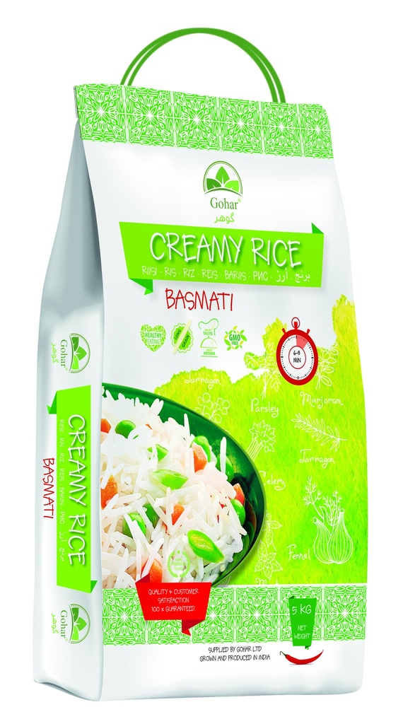 GOHAR 1121 Creamy Basmati Rice 5kg/BAG