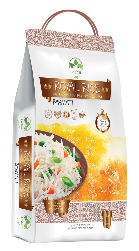 GOHAR Royal Basmati Rice 1 kg /UNIT