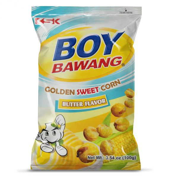 BOY BAWANG 玉米零食 甜黄油味 90g | BOY BAWANG Cornick Sweet Butter Flavor 90g