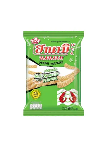 Hanami 紫菜味虾条 60g | HANAMI PRAWN CRACKER NORI SEAWEED 60g